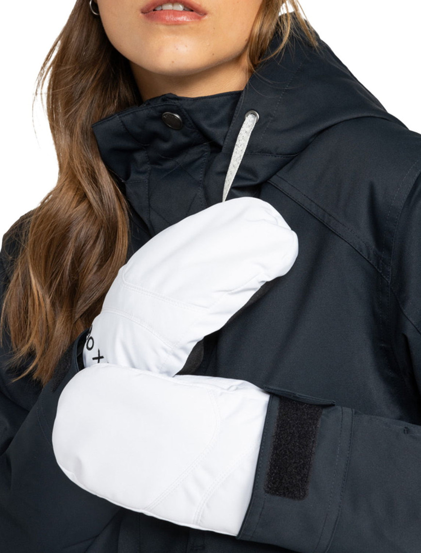 Roxy Roxy Jetty Solid Mitt Kadın Beyaz Eldiven Roxy Roxy Jetty Solid Mitt Kadın Beyaz Eldiven