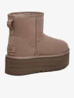 UGG Classic Mini Platform Kadın Bej Bot UGG Classic Mini Platform Kadın Bej Bot