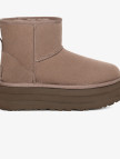 UGG Classic Mini Platform Kadın Bej Bot UGG Classic Mini Platform Kadın Bej Bot
