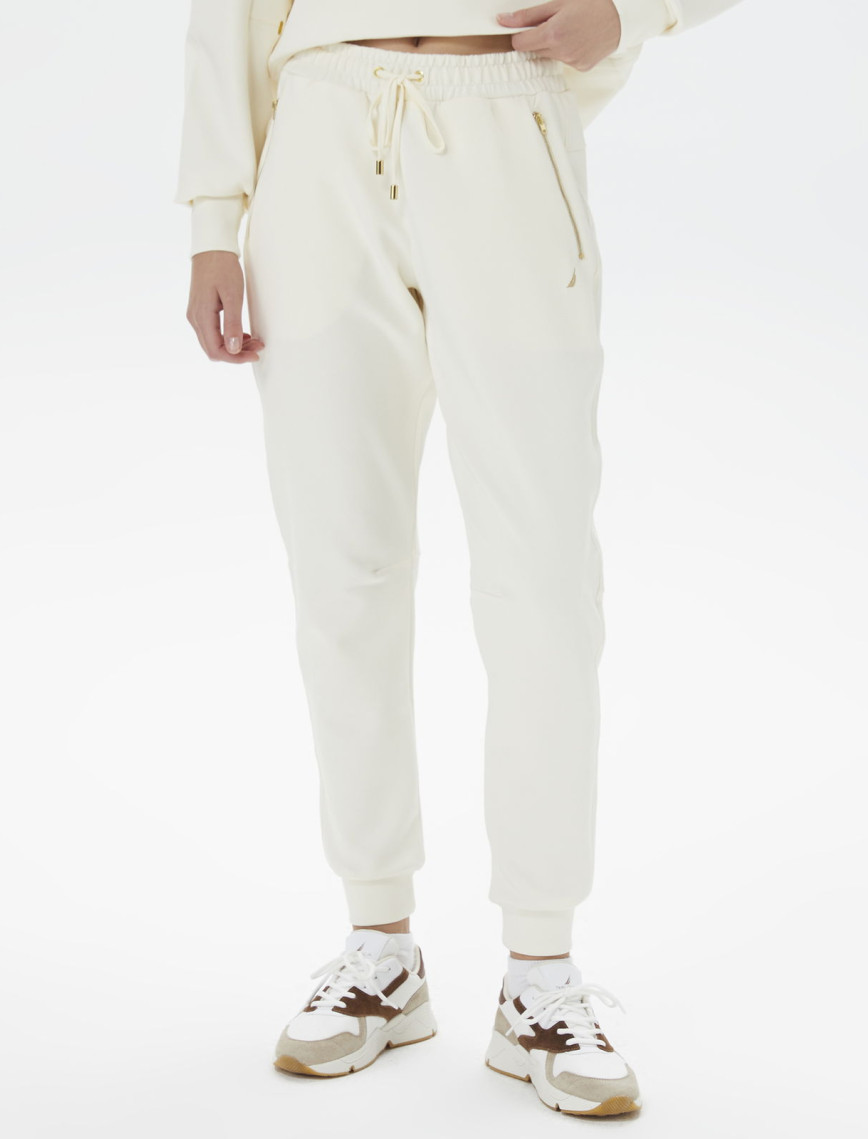 Nautica Kadın Kırık Beyaz Relaxed Fit Eşofman Altı Nautica Kadın Kırık Beyaz Relaxed Fit Eşofman Altı