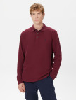 Nautica Erkek Bordo Classic Fit Uzun Kollu Polo Nautica Erkek Bordo Classic Fit Uzun Kollu Polo