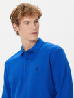 Nautica Erkek Mavi Classic Fit Uzun Kollu Polo Nautica Erkek Mavi Classic Fit Uzun Kollu Polo