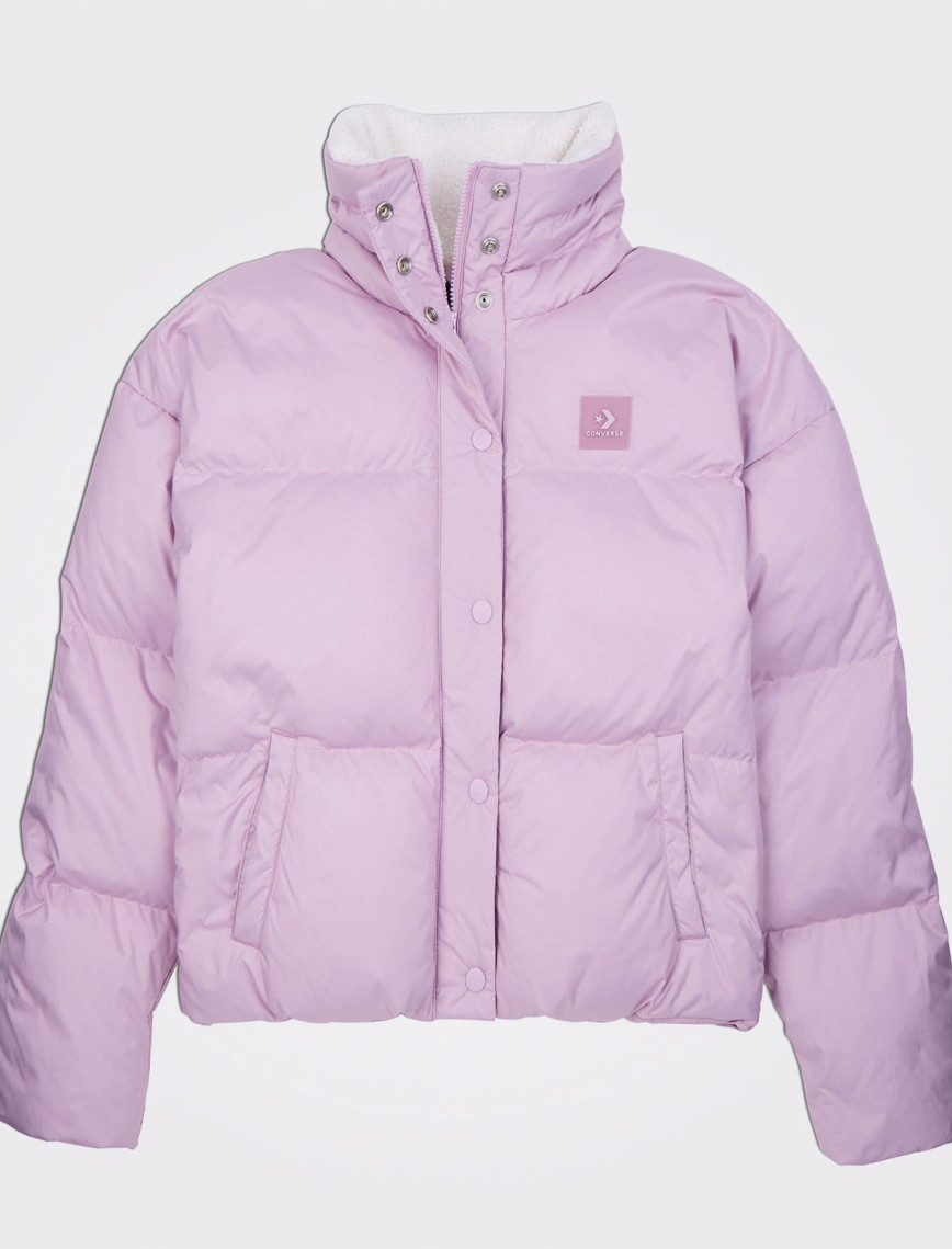 Converse Down Puffer Kadın Lila Ceket Converse Down Puffer Kadın Lila Ceket