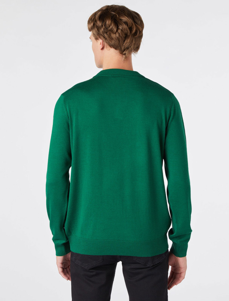 Nautica Erkek Yeşil Standart Fit Polo Yaka Triko Nautica Erkek Yeşil Standart Fit Polo Yaka Triko