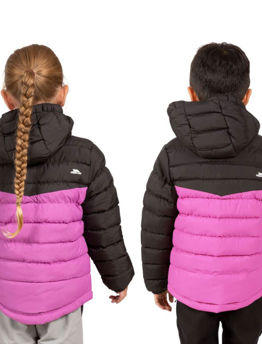 Trespass Oskar - Kids Padded Unisex Çocuk Pembe Outdoor Ceketi Trespass Oskar - Kids Padded Unisex Çocuk Pembe Outdoor Ceketi