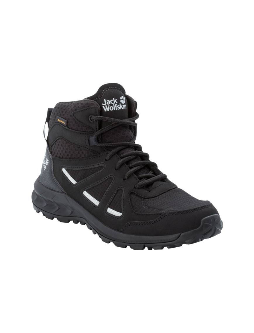 Jack Wolfskin Woodland 2 Texapore Mid Kadın Siyah Bot Jack Wolfskin Woodland 2 Texapore Mid Kadın Siyah Bot