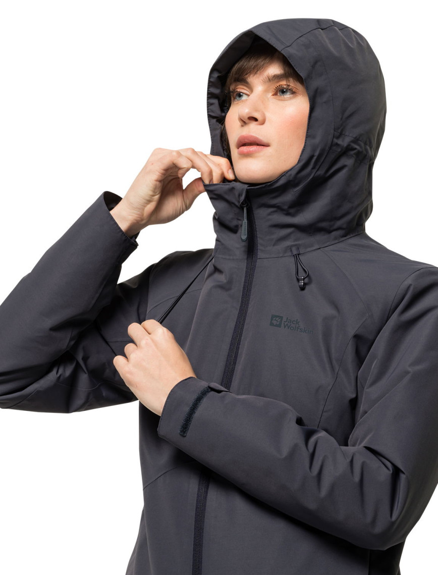 Jack Wolfskin Heidelstein Ins Kadın Mavi Outdoor Ceketi Jack Wolfskin Heidelstein Ins Kadın Mavi Outdoor Ceketi