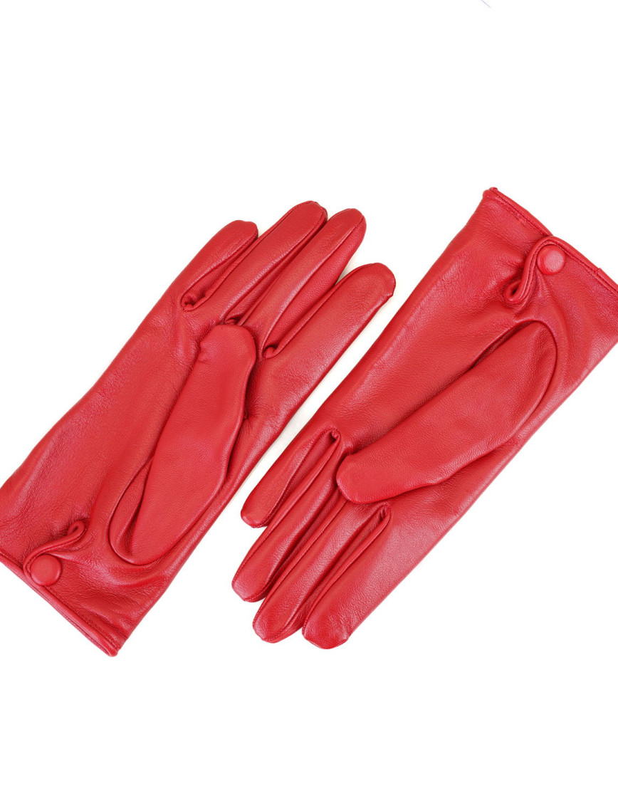 Kırmızı Kadın Deri Eldiven Kırmızı Kadın Deri Eldiven