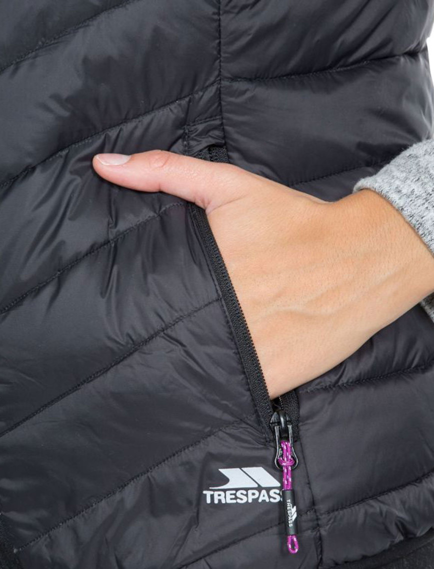 Trespass Giana - Down Gilet Kadın Siyah Yelek Trespass Giana - Down Gilet Kadın Siyah Yelek
