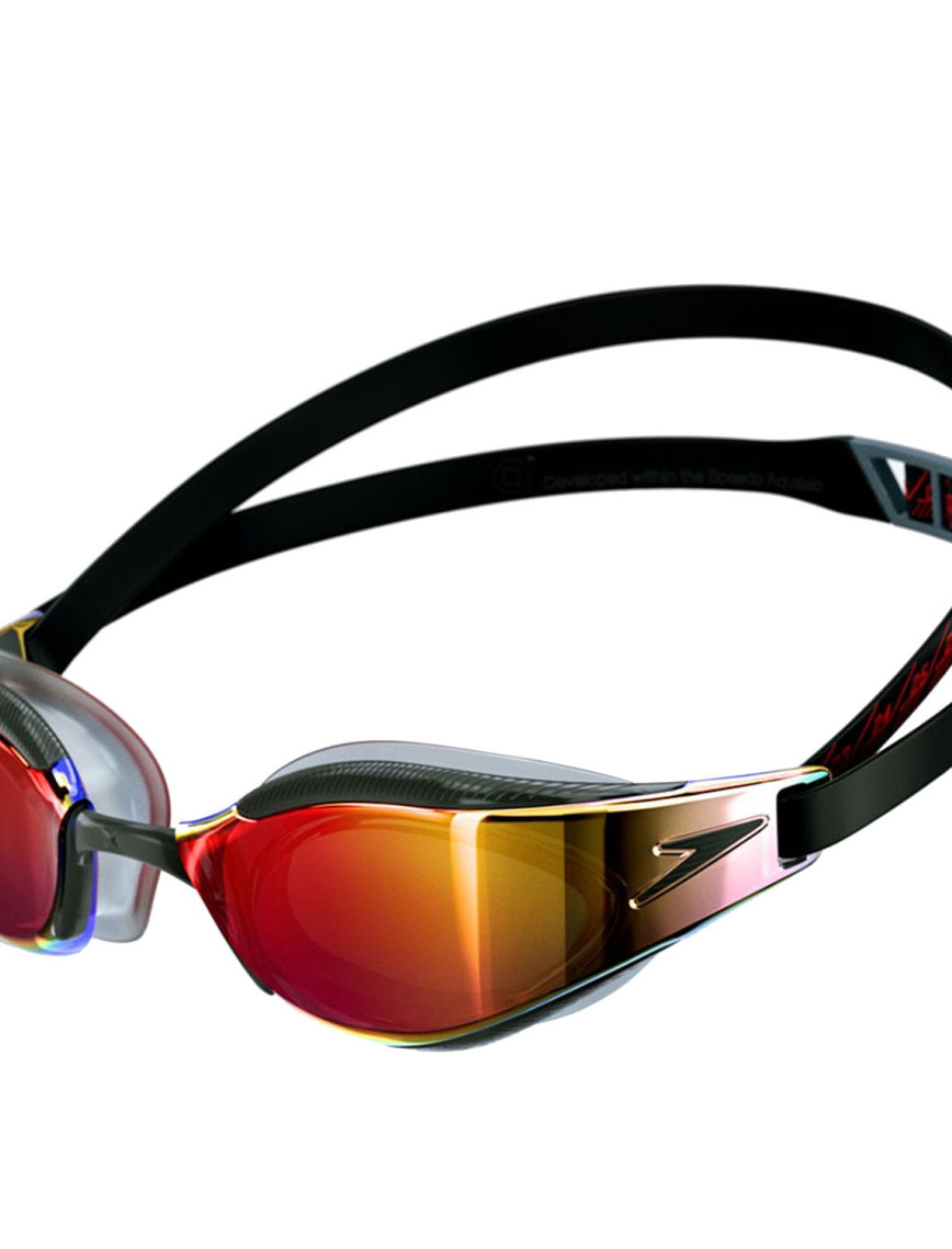 Speedo Fastskin Hyper Elite Mir Au Blk/gold Unisex Siyah Yüzücü Gözlüğü