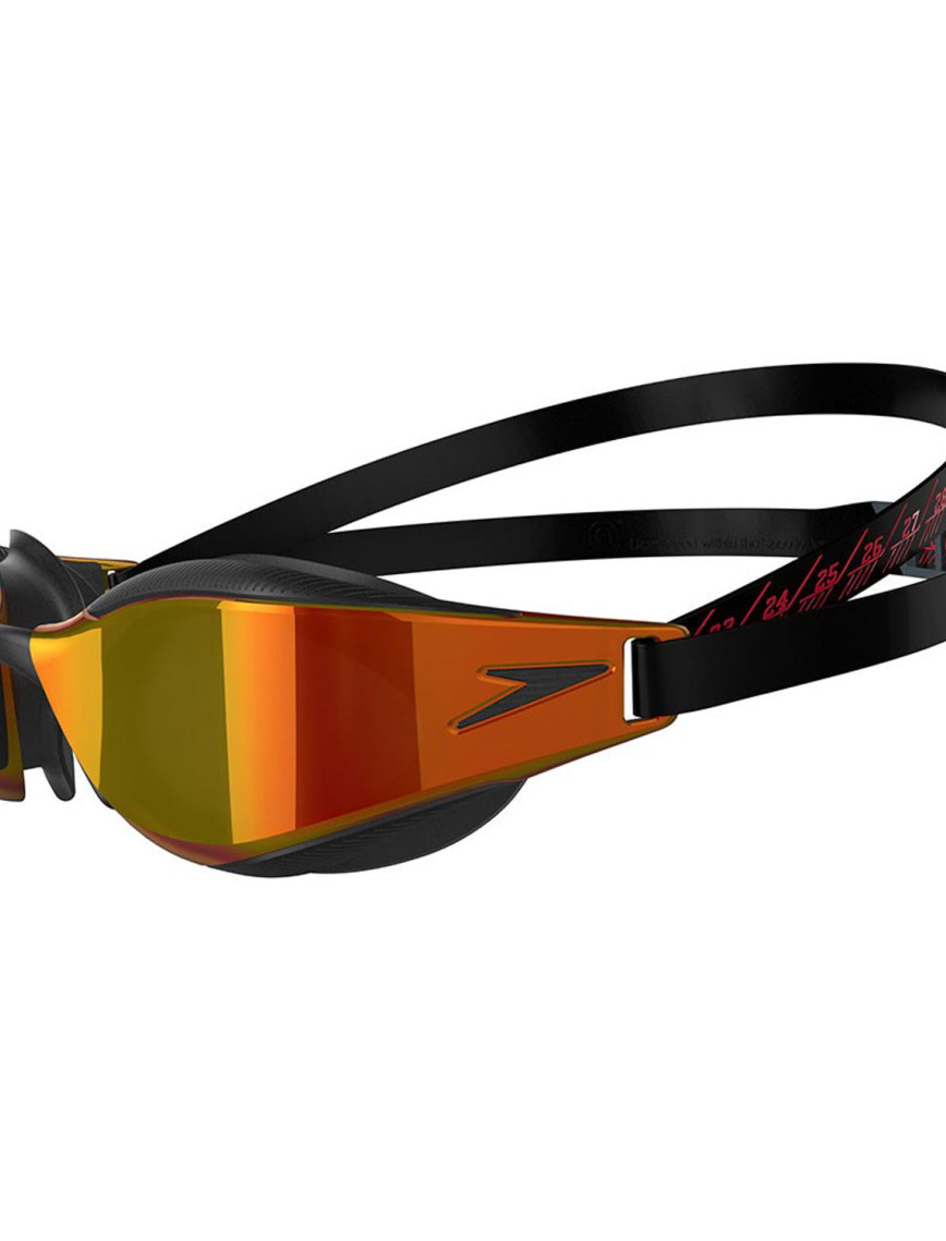 Speedo Fastskin Hyper Elite Mir Au Blk/gold Unisex Siyah Yüzücü Gözlüğü