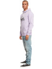 Quiksilver Big Logo Hood Erkek Mor Sweatshirt Quiksilver Big Logo Hood Erkek Mor Sweatshirt
