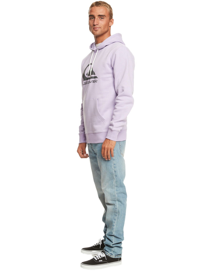 Quiksilver Big Logo Hood Erkek Mor Sweatshirt Quiksilver Big Logo Hood Erkek Mor Sweatshirt