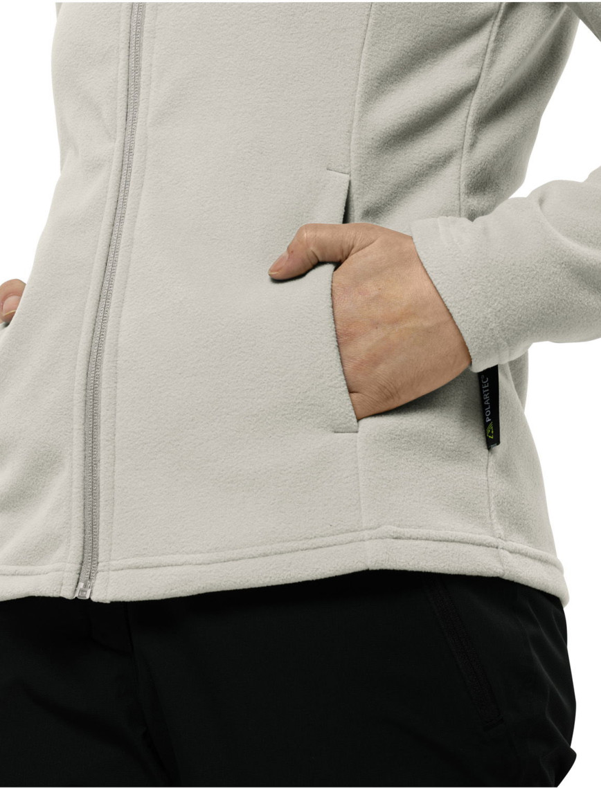 Jack Wolfskin Taunus Fz Kadın Bej Polar Ceket Jack Wolfskin Taunus Fz Kadın Bej Polar Ceket