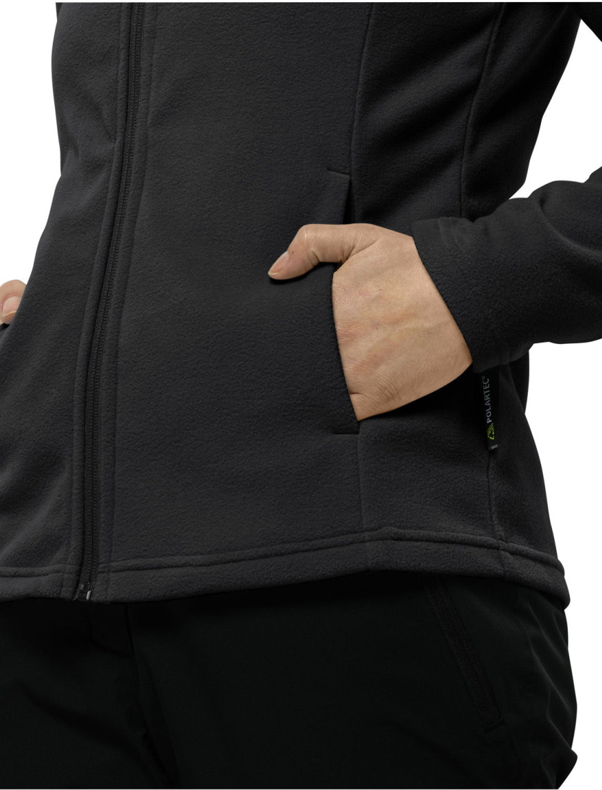 Jack Wolfskin Taunus Fz Kadın Siyah Polar Ceket Jack Wolfskin Taunus Fz Kadın Siyah Polar Ceket