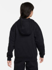 Nike Sportswear Club Fleece Oversize Full Zip Çocuk Siyah Sweatshirt Nike Sportswear Club Fleece Oversize Full Zip Çocuk Siyah Sweatshirt