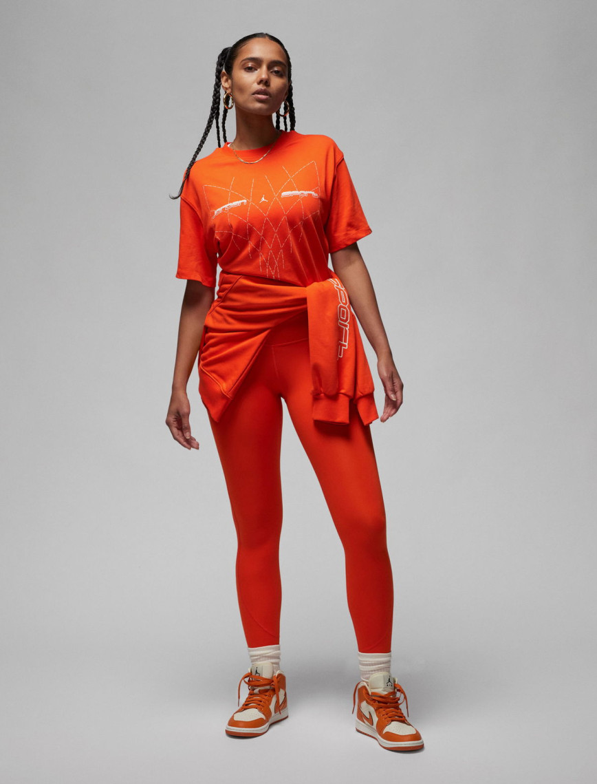 Jordan Sport Kadın Turuncu Tayt