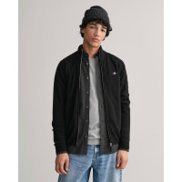 GANT Erkek Siyah Regular Fit Yün Hırka GANT Erkek Siyah Regular Fit Yün Hırka