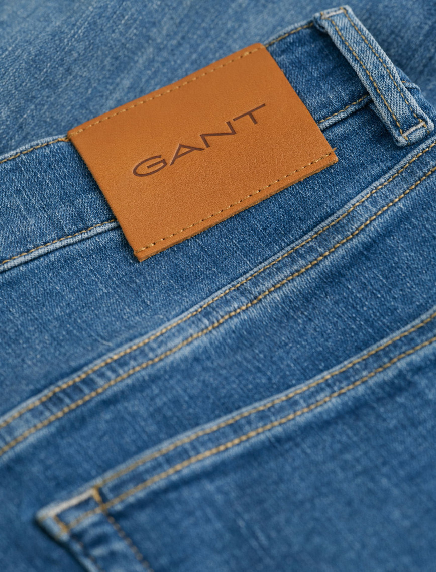 GANT Erkek Mavi Extra Slim Fit Jean Pantolon GANT Erkek Mavi Extra Slim Fit Jean Pantolon