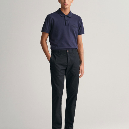 GANT Erkek Siyah Slim Fit Chino Pantolon GANT Erkek Siyah Slim Fit Chino Pantolon