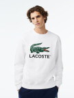 Lacoste Erkek Classic Fit Bisiklet Yaka Baskılı Beyaz Sweatshirt Lacoste Erkek Classic Fit Bisiklet Yaka Baskılı Beyaz Sweatshirt