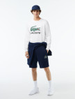 Lacoste Erkek Classic Fit Bisiklet Yaka Baskılı Beyaz Sweatshirt Lacoste Erkek Classic Fit Bisiklet Yaka Baskılı Beyaz Sweatshirt