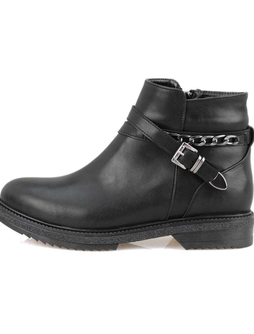 Dean Siyah Kadın Toka Detaylı Fermuarlı Bot Dean Siyah Kadın Toka Detaylı Fermuarlı Bot