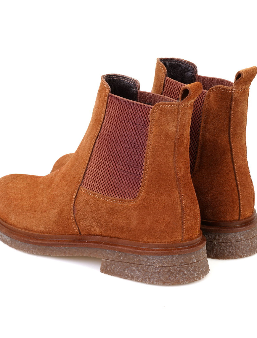 Ascent Taba Kadın Lastikli Süet Deri Chelsea Bot Ascent Taba Kadın Lastikli Süet Deri Chelsea Bot