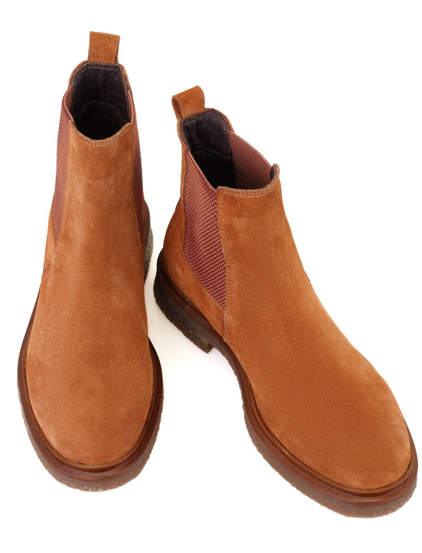 Ascent Taba Kadın Lastikli Süet Deri Chelsea Bot Ascent Taba Kadın Lastikli Süet Deri Chelsea Bot