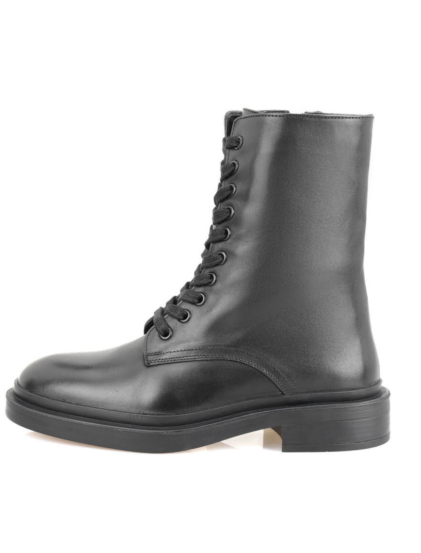 Juan Siyah Kadın Fermuarlı Deri Bot Juan Siyah Kadın Fermuarlı Deri Bot