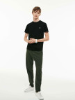 Lacoste Erkek Regular Fit Bisiklet Yaka Siyah T-Shirt Lacoste Erkek Regular Fit Bisiklet Yaka Siyah T-Shirt