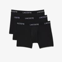 Lacoste 3'lü Classic Erkek Siyah Boxer Lacoste 3'lü Classic Erkek Siyah Boxer