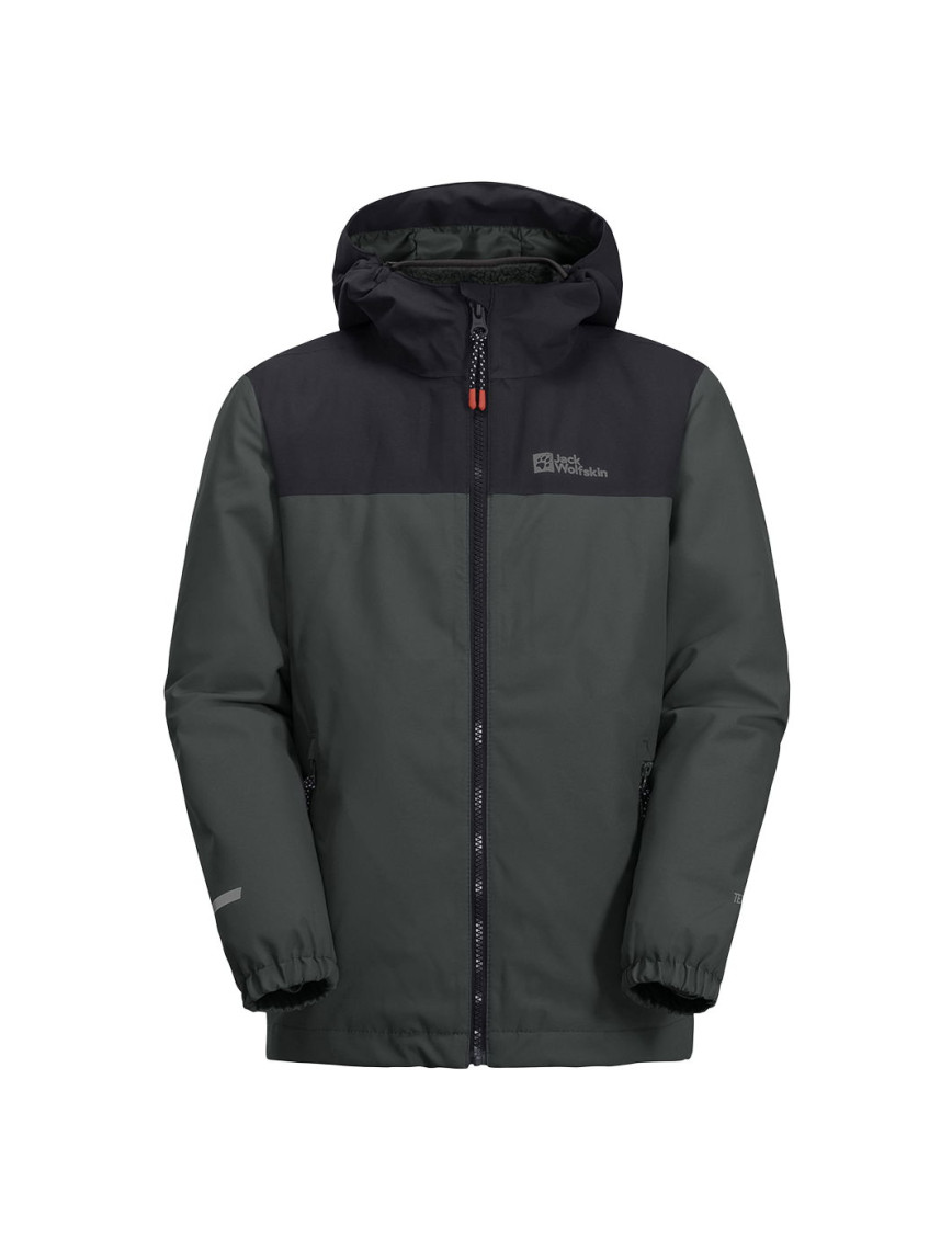 Jack Wolfskin Snowcurl 3in1 K Erkek Çocuk Siyah Outdoor Ceketi Jack Wolfskin Snowcurl 3in1 K Erkek Çocuk Siyah Outdoor Ceketi