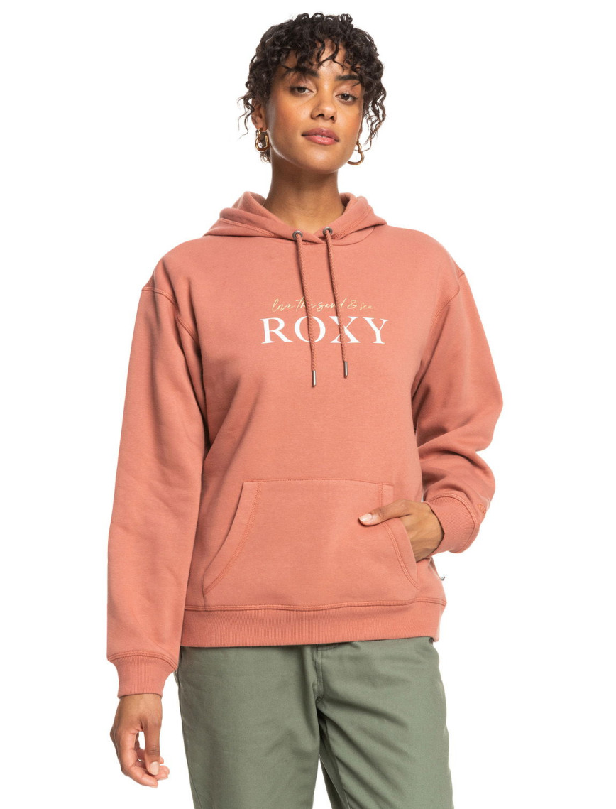 Roxy Surf Stoked Hoodie Brushed Kadın Turuncu Sweatshirt Roxy Surf Stoked Hoodie Brushed Kadın Turuncu Sweatshirt