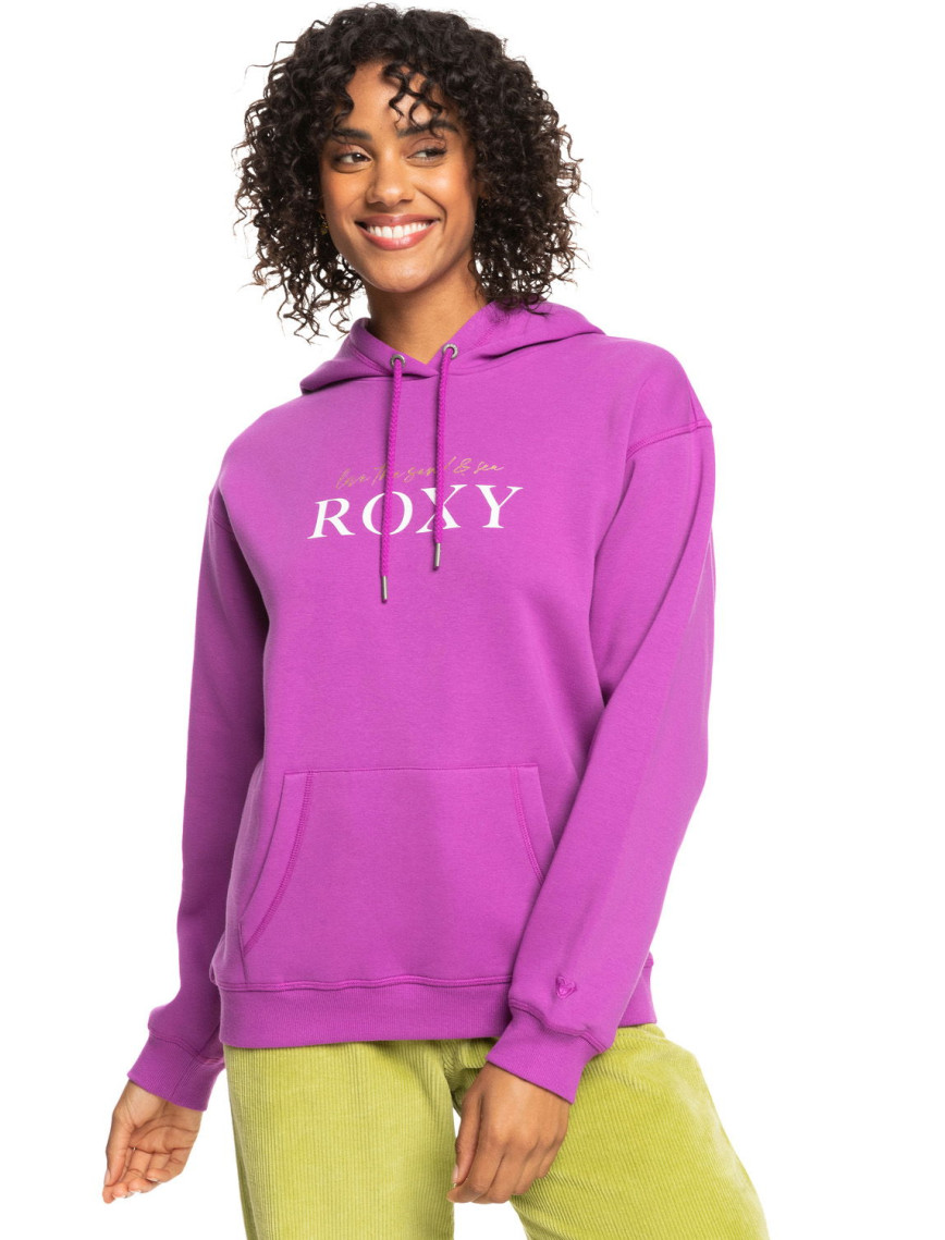 Roxy Surf Stoked Hoodie Brushed Kadın Mor Sweatshirt Roxy Surf Stoked Hoodie Brushed Kadın Mor Sweatshirt