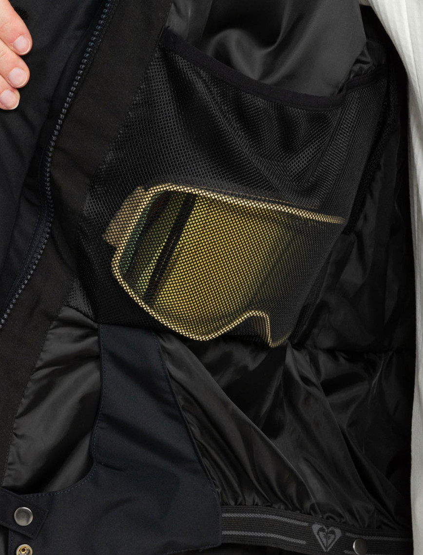 Roxy Kadın Snowboard Ceketi Billie JK Siyah Roxy Kadın Snowboard Ceketi Billie JK Siyah