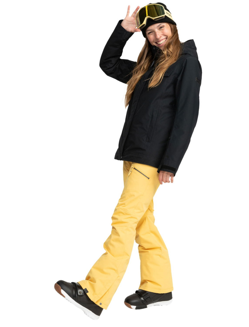 Roxy Kadın Snowboard Ceketi Billie JK Siyah Roxy Kadın Snowboard Ceketi Billie JK Siyah