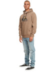 Quiksilver Big Logo Hood Erkek Sweatshirt Gri Quiksilver Big Logo Hood Erkek Sweatshirt Gri