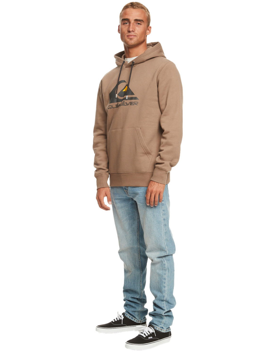 Quiksilver Big Logo Hood Erkek Sweatshirt Gri Quiksilver Big Logo Hood Erkek Sweatshirt Gri