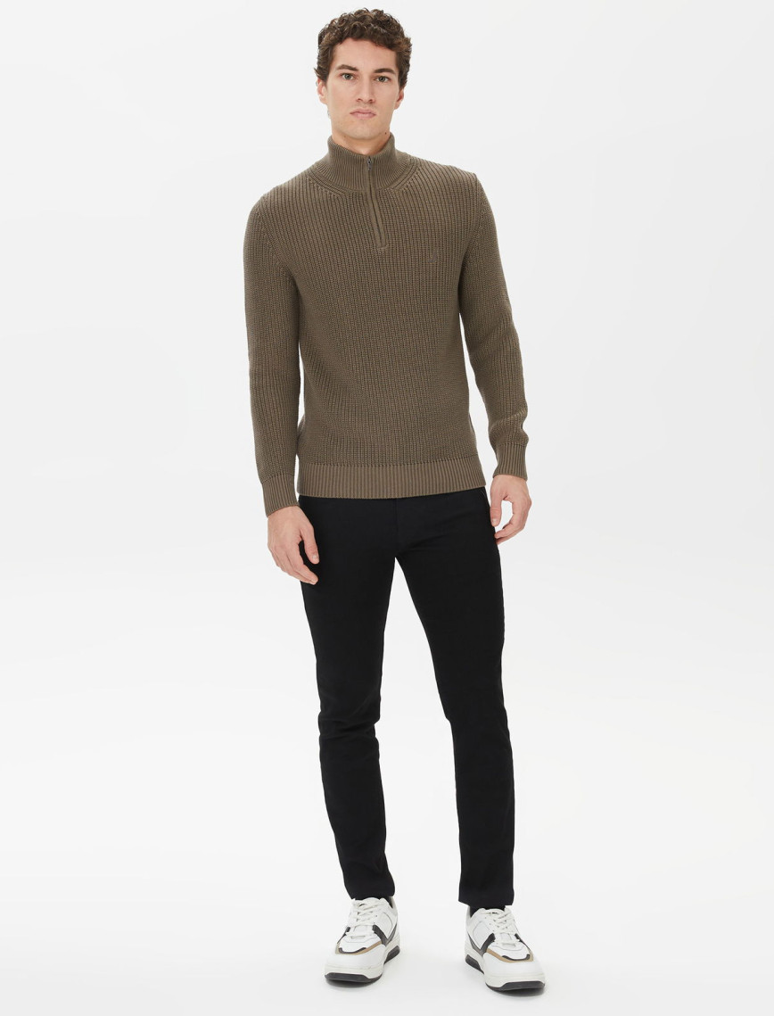 Nautica Erkek Yeşil Standart Fit Dik Yakalı Triko Nautica Erkek Yeşil Standart Fit Dik Yakalı Triko