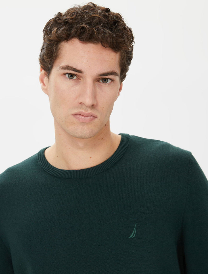 Nautica Erkek Yeşil Standart Fit Triko Nautica Erkek Yeşil Standart Fit Triko