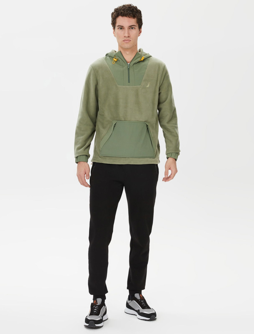 Nautica Erkek Yeşil Standart Fit Kapüşonlu Sweatshirt Nautica Erkek Yeşil Standart Fit Kapüşonlu Sweatshirt