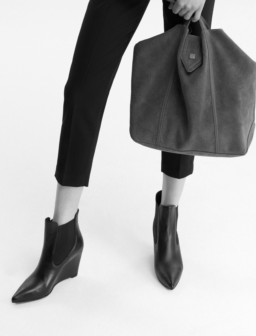 Azalea Kahve Kadın Lastikli Topuklu Deri Bot Azalea Kahve Kadın Lastikli Topuklu Deri Bot