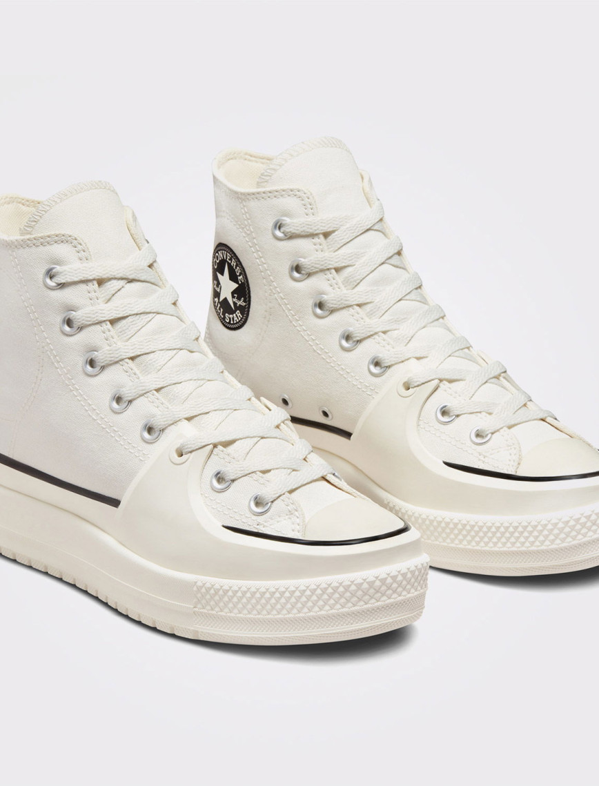 Converse Chuck Taylor All Star Construct Unisex Ekru Sneaker Converse Chuck Taylor All Star Construct Unisex Ekru Sneaker