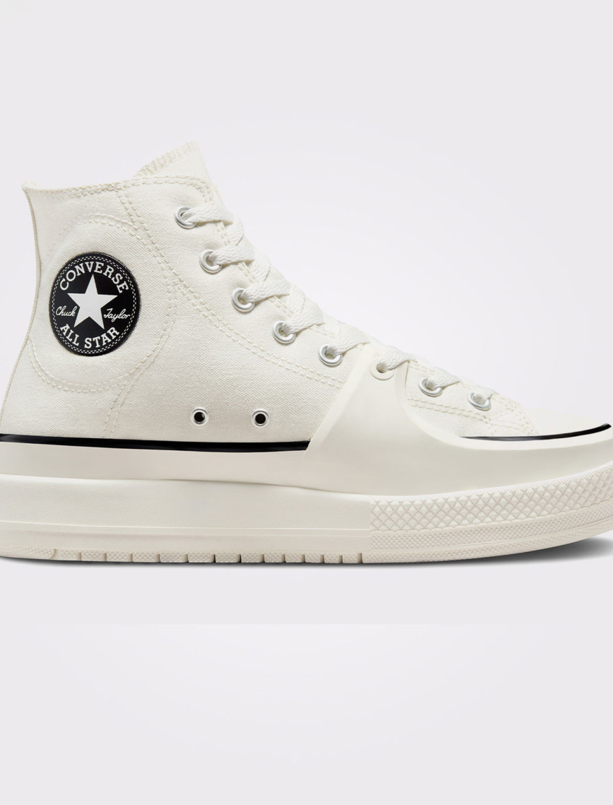 Converse Chuck Taylor All Star Construct Unisex Ekru Sneaker Converse Chuck Taylor All Star Construct Unisex Ekru Sneaker