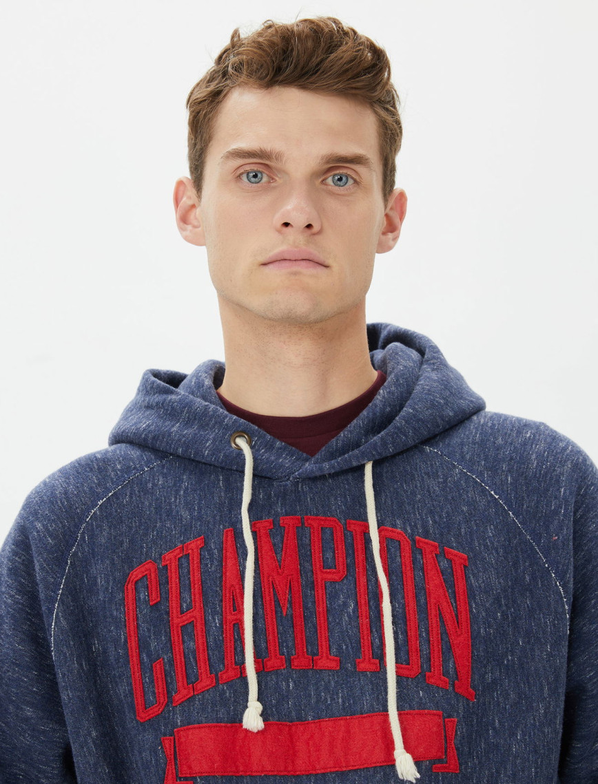 Champion Hooded Erkek Lacivert Sweatshirt Champion Hooded Erkek Lacivert Sweatshirt