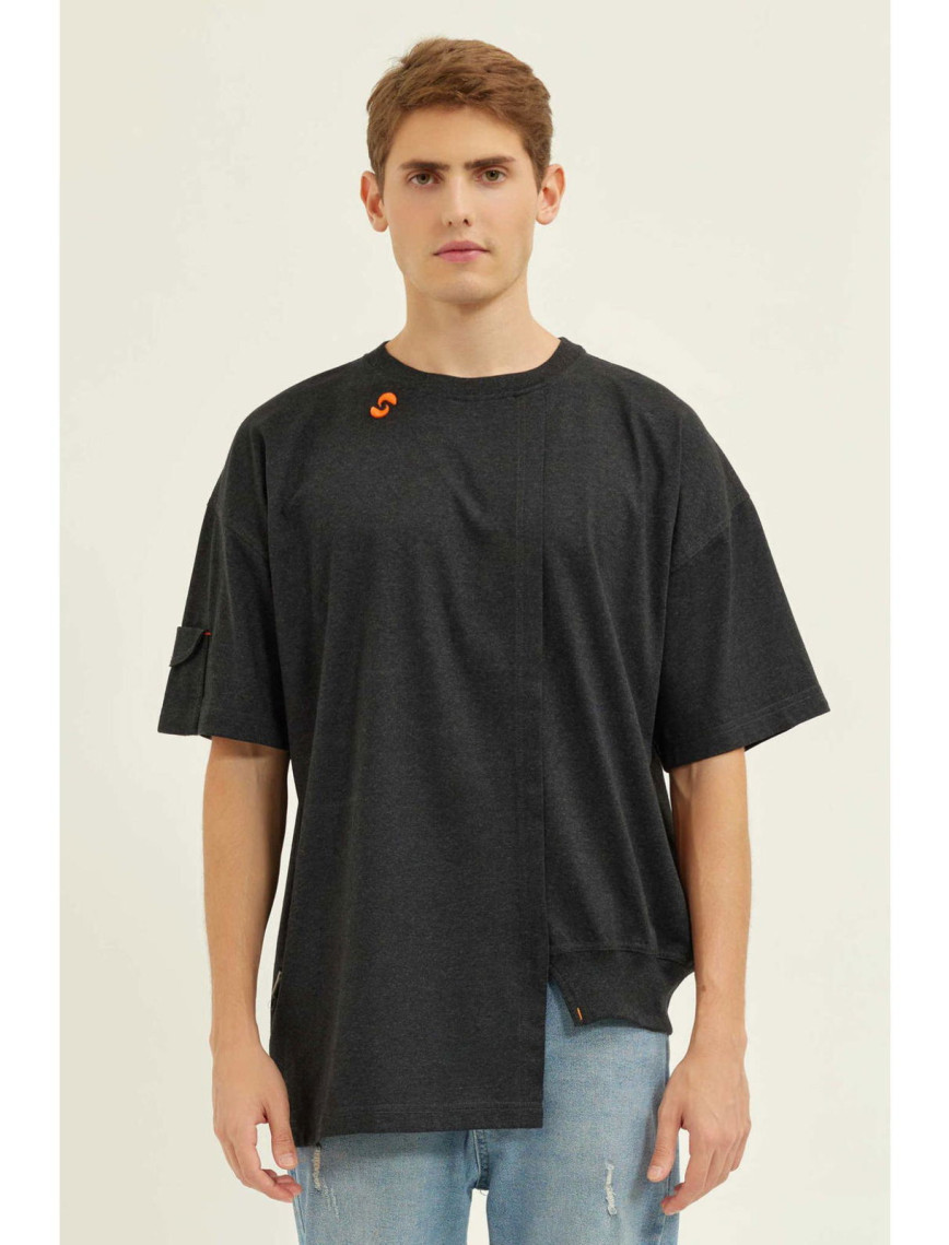 Nasaqu Unisex Enu Way Out  Gri T-Shirt