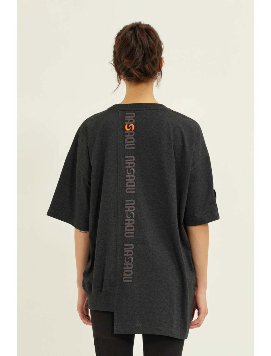 Nasaqu Unisex Enu Way Out Antrasit T-Shirt Nasaqu Unisex Enu Way Out Antrasit T-Shirt