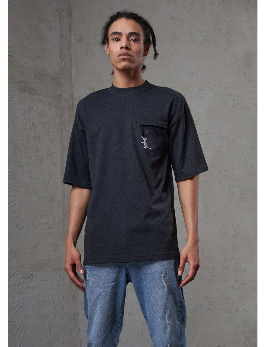 Nasaqu Unisex Umisam Antrasit T-Shirt Nasaqu Unisex Umisam Antrasit T-Shirt