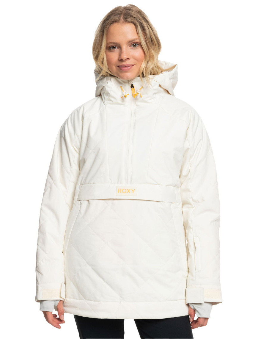 Roxy Radiant Lines Overhead Kadın Beyaz Snowboard Ceketi Roxy Radiant Lines Overhead Kadın Beyaz Snowboard Ceketi